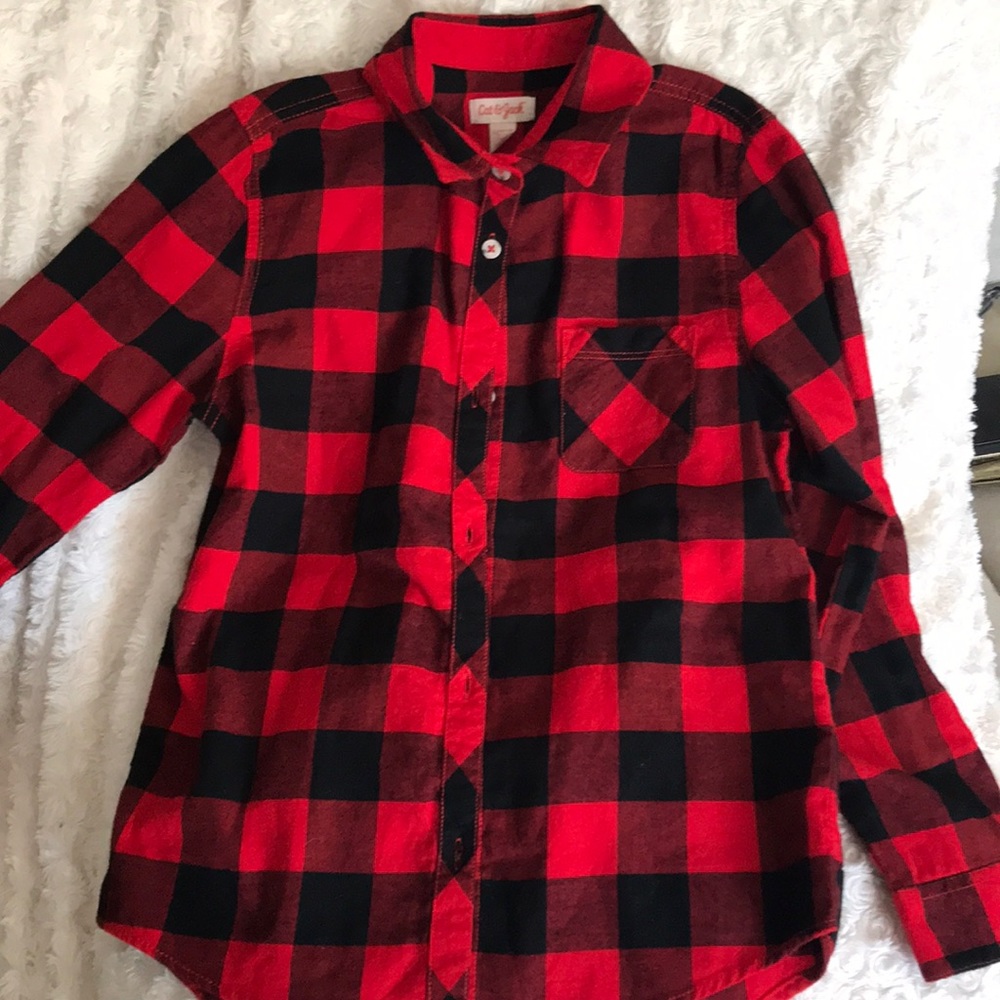 Cat and jack Girls flannel